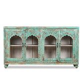Kalah Hand Carved Solid Wooden Sideboard Buffet 100x180x40cm KLA0151  -